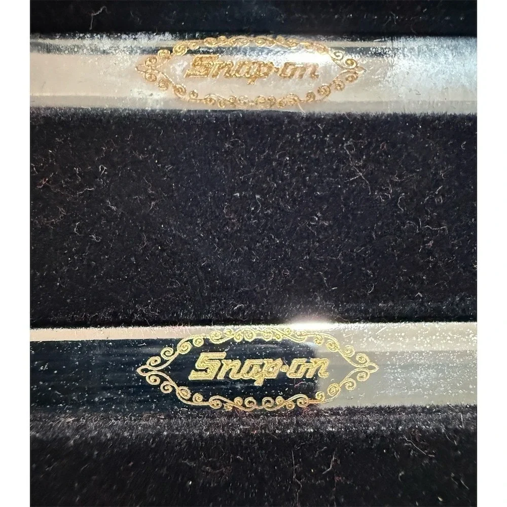 Snap-on Collector 5-Piece Combination Wrench Set 24KT Gold w/ Display Box